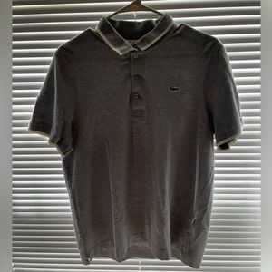 Lacoste grey polo shirt, size 5 (L) it’s a smaller size L.